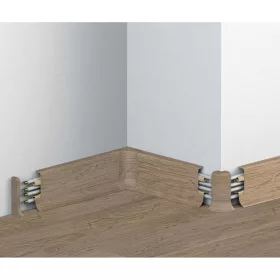   PVC padlószegély 50 mm-es 10556 - 0084 Fekete tölgy - 2,5m