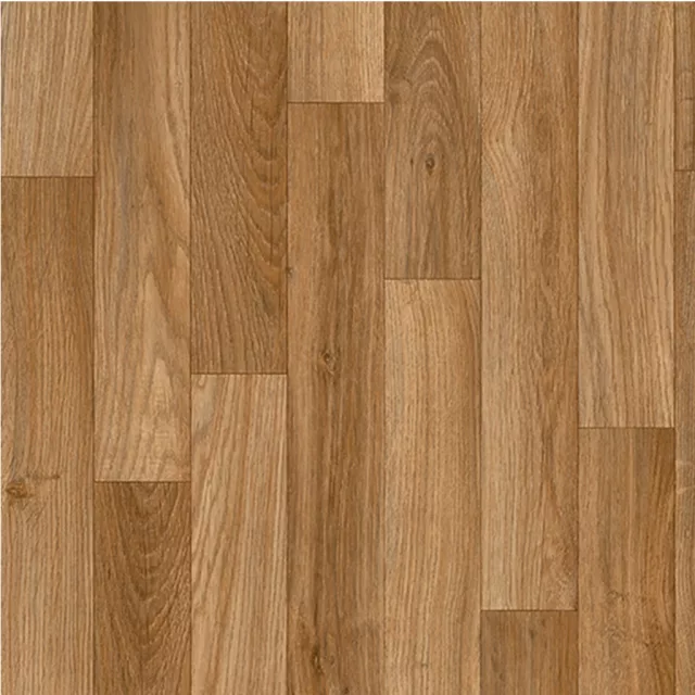 tekercses vinyl padló, PVC -  barna fa mintás Linz 555 2 m