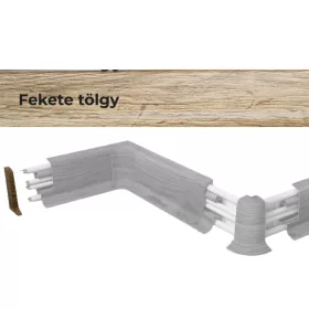   Végzáró elem 10556 PVC padlószegélyhez 22993 2db/csomag - 0084 Fekete tölgy