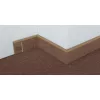 PVC padlószegély 55 mm-es 42222, behúzható - drapp - 2,5m - szőnyegekhez