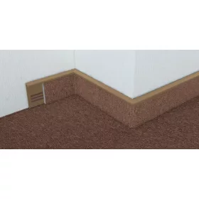   PVC padlószegély 55 mm-es 42222, behúzható - drapp - 2,5m - szőnyegekhez