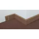 PVC padlószegély 55 mm-es 42222, behúzható - drapp - 2,5m - szőnyegekhez