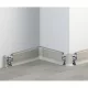PVC padlószegély 50 mm-es 10556 - 1596 Ezüst kőris - 2,5m