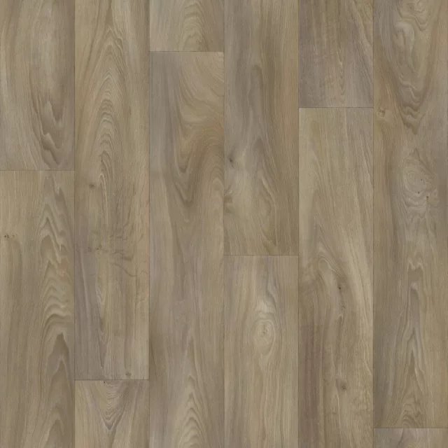 tekercses vinyl padló, PVC -  szürkésbarna fa mintás Calas 34S Ver 2 m