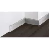 PVC padlószegély 60mm-es, tömör - alu - 2,5m