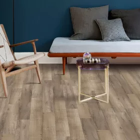  tekercses vinyl padló, PVC -  szürkésbarna fa mintás Linz 095 2 m