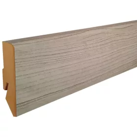   MDF padlószegély 60 mm-es M61 profil - 363 szürke juhar - 2,6m