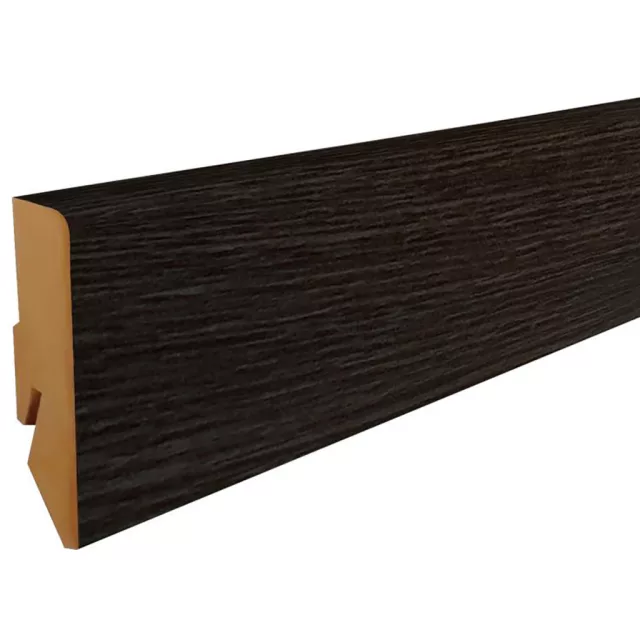 MDF padlószegély 60 mm-es M61 profil - 657 wenge - 2,6m