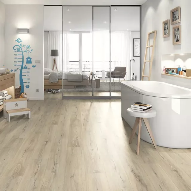 Aqua+ vízálló laminált padló EHL170 Chester Tölgy Beige 8 mm