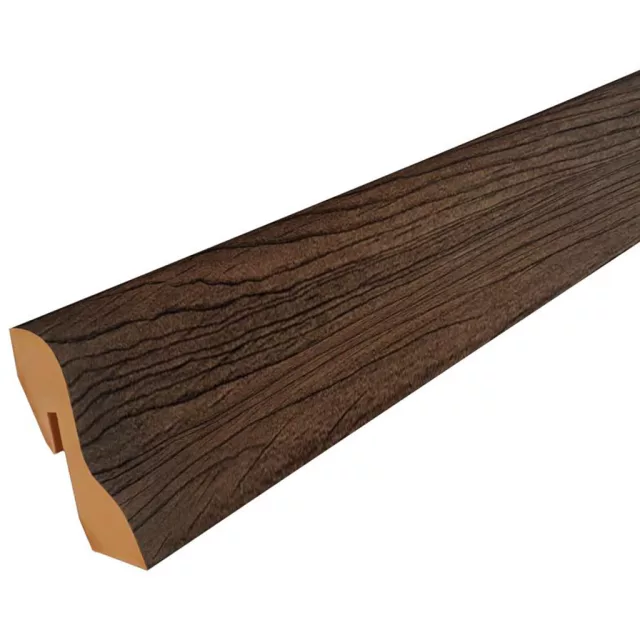 MDF padlószegély 40 mm-es D profil - 449 antik fenyő - 2,6m