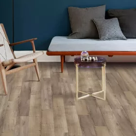 tekercses vinyl padló, PVC -  barna fa mintás Linz 095 4 m