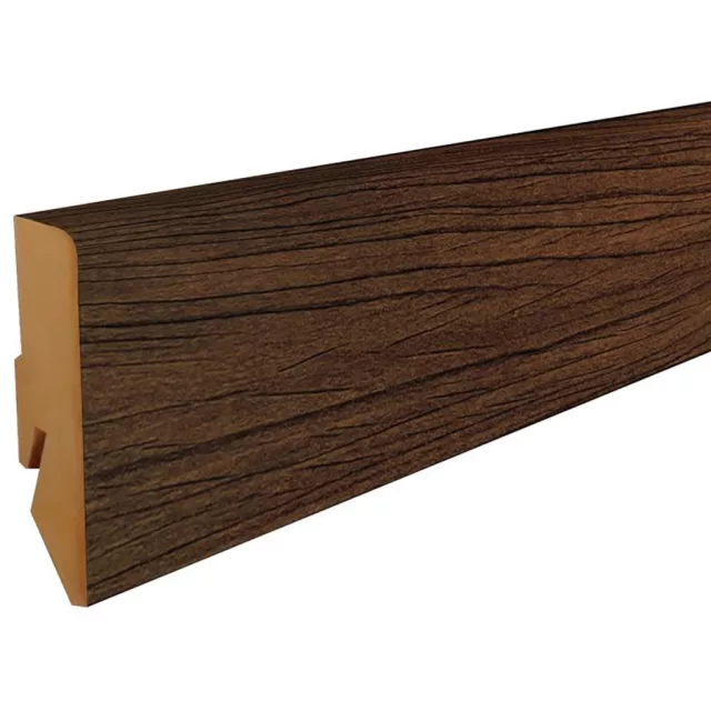 MDF padlószegély 60 mm-es M61 profil - 449 antik fenyő - 2,6m