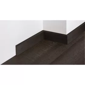 PVC padlószegély 60mm-es, tömör - titán - 2,5m