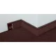 PVC padlószegély 55 mm-es 42222, behúzható - barna - 2,5m - szőnyegekhez