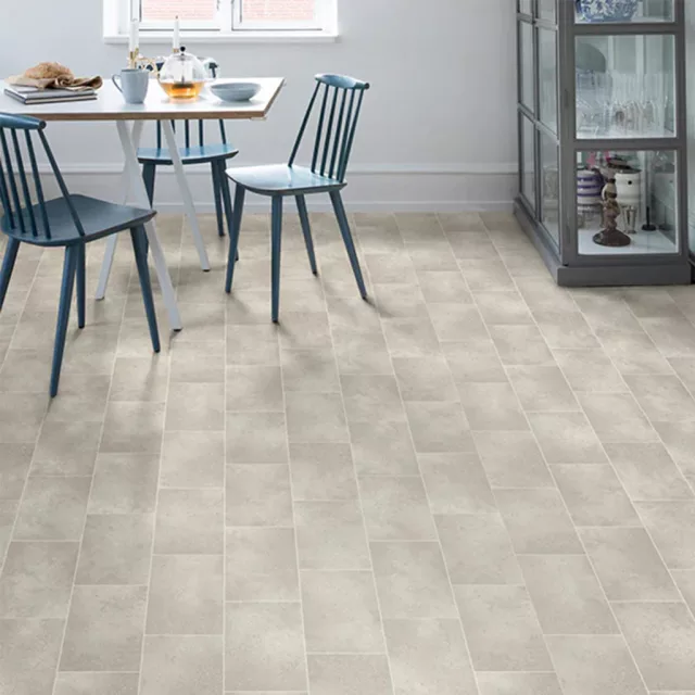 tekercses vinyl padló, PVC -  szürke kő mintás Bern 385 Gal 4 m