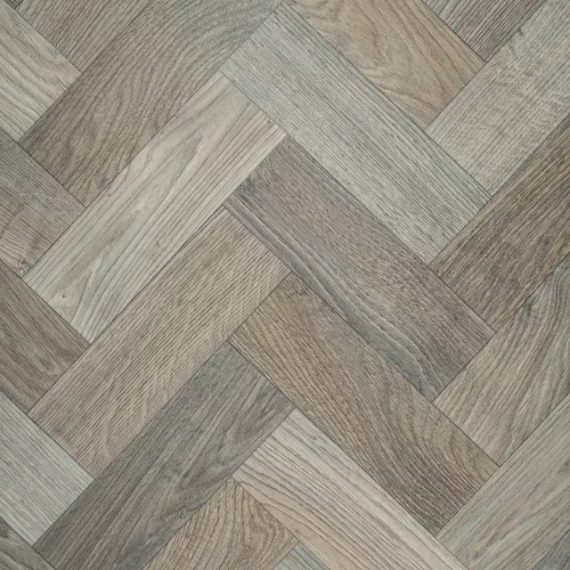 tekercses vinyl padló, PVC -  szürkésbarna fa mintás Bern 685 2 m