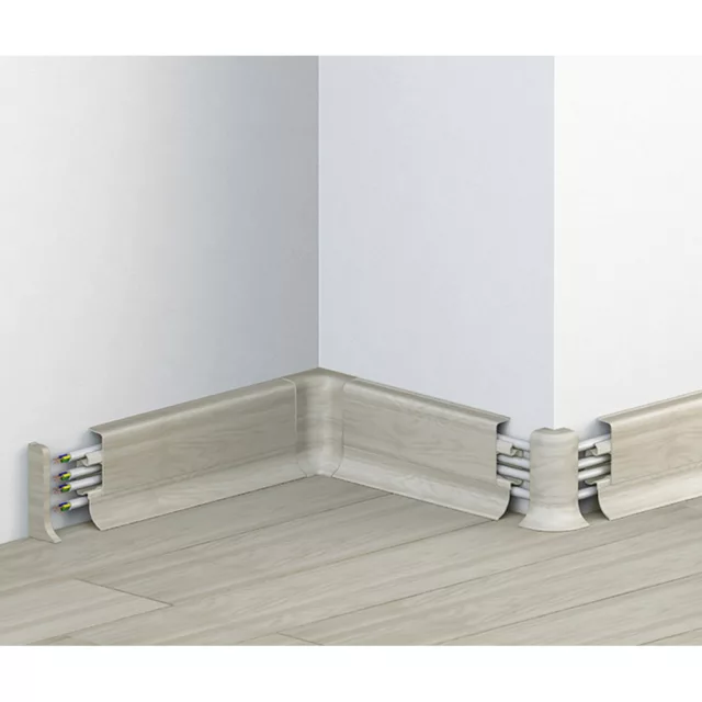 PVC padlószegély 50 mm-es 10556 - 4305 Hamufehér - 2,5m