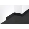 PVC padlószegély 45x15 mm-es, lágy ECO - fekete