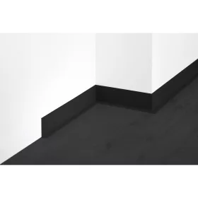 PVC padlószegély 45x15 mm-es, lágy ECO - fekete