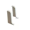 Végzáró elem 10556 PVC padlószegélyhez 22993 2db/csomag - 0101 Fehér