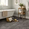 tekercses vinyl padló, PVC -  szürke kő mintás Nero 395 2 m