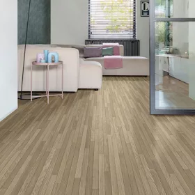   tekercses vinyl padló, PVC -  barna fa mintás Bern 435 Fel 2 m