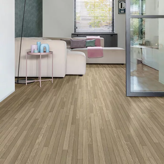 tekercses vinyl padló, PVC -  barna fa mintás Bern 435 Fel 2 m