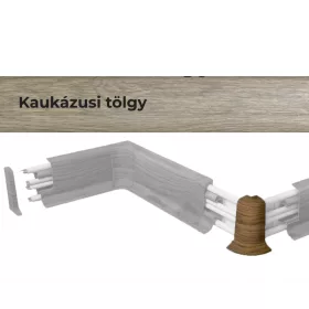   Külső sarokelem 10556 PVC padlószegélyhez 22991 2db/csomag - 4544 Kaukázusi tölgy