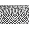 tekercses vinyl padló, PVC -  fekete-fehér csempe mintás Colandra 99T 2 m