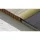 Aluminium 32 mm-es íves burkolatváltó profil - 60903 - arany - 0,9m - öntapadós