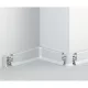 PVC padlószegély 50 mm-es 10556 - 0101 Fehér - 2,5m