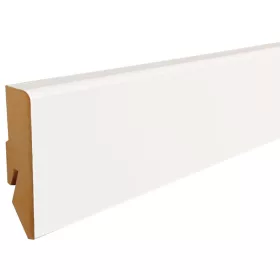 MDF padlószegély 60 mm-es M61 profil - 924 fehér - 2,6m