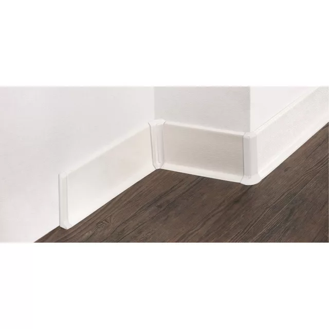 PVC padlószegély 62 mm-es 25560, habosított - fehér - 2,5m