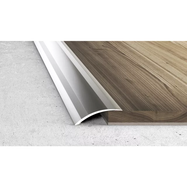 Aluminium 61 mm-es magasságkiegyenlítő profil - 93002 - ezüst - 3m - öntapadós