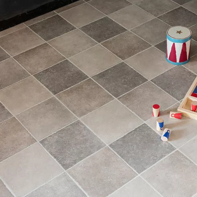 tekercses vinyl padló, PVC -  világosbarna kő mintás Bern 295D 3 m