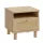 Sparrow éjjeliszekrény - CXSK011-M696 - elegancia tölgy/természetes rattan