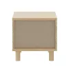 Sparrow éjjeliszekrény - CXSK011-M696 - elegancia tölgy/természetes rattan