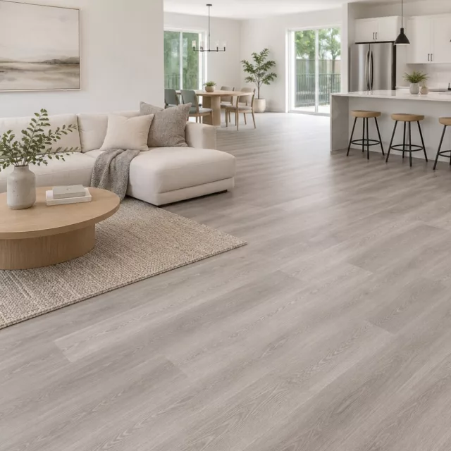 Vízálló SPC vinyl padló Green Click 01-LX3114 Ashen Oak 4,5+1 mm