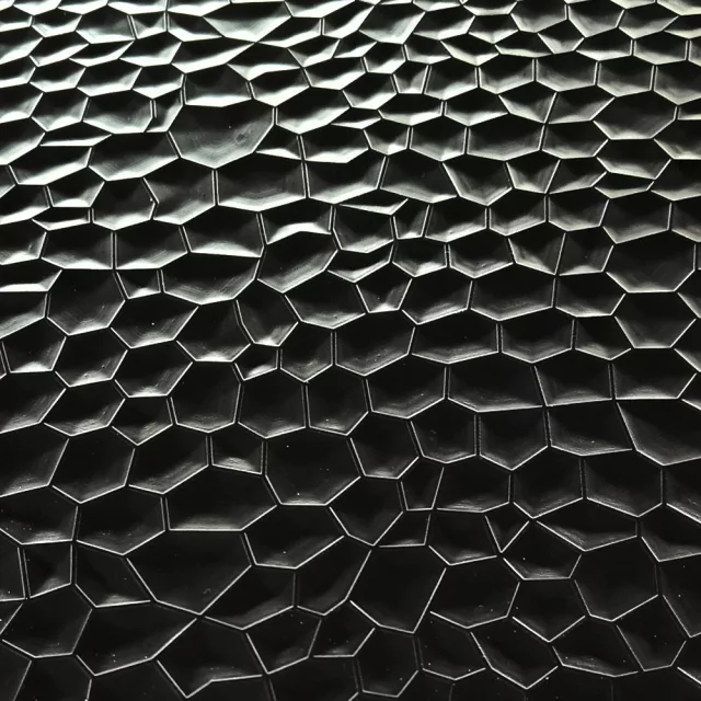 Falpanel, dombornyomott, PVC, 280x120 cm - Black Metal