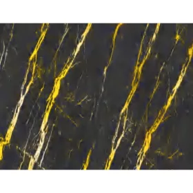   Falpanel, márvány mintával, végteleníthető, bambuszrost, 280x122 cm - Midnight Gold