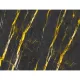 Falpanel, márvány mintával, végteleníthető, bambuszrost, 280x122 cm - Midnight Gold