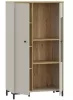 Gigabit (BITV521R-M846) álló vitrin - mauvella tölgy, homok