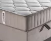 KAMILLA boxspringágy - 160 x 200 cm - bézs