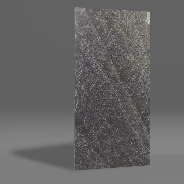 Falpanel, kőmintás, PVC, 280x120 cm - Grey Graphite