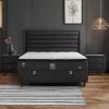 Guinea boxspring ágy (160 x 200) Forrest 0024 sötétszürke