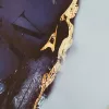 Falpanel, márvány mintával, PVC, 280x120 cm - Blue Aurum
