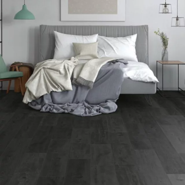 Pool prémium vízálló laminált padló 75325 fekete tölgy 8 mm