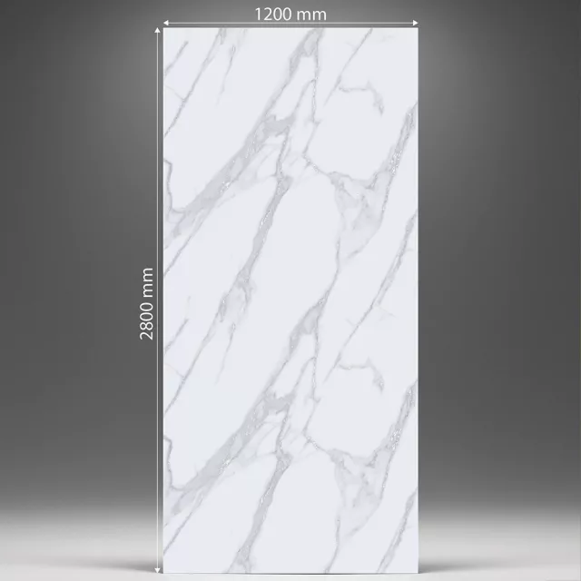 Falpanel, márvány mintával, PVC, 280x120 cm - Silver Mist