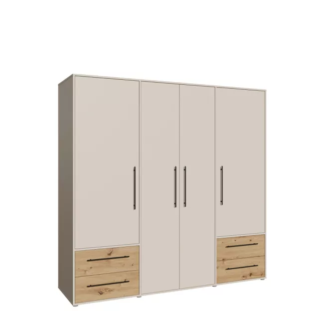 Hokka (MKSS841-M946) gardróbszekrény - homok, artisan tölgy