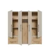Hokka (MKSS841-M946) gardróbszekrény - homok, artisan tölgy